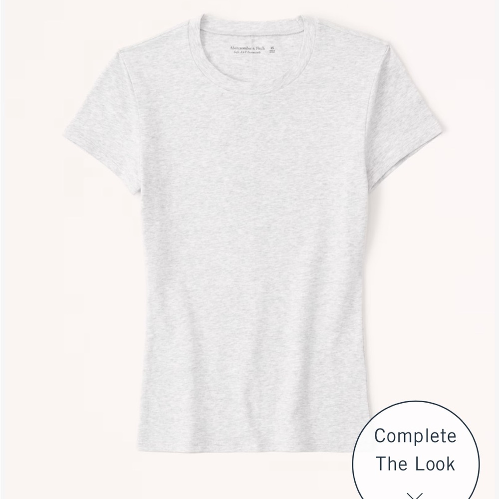 Abercrombie & Fitch Essential Tuckable Baby Tee - Size M